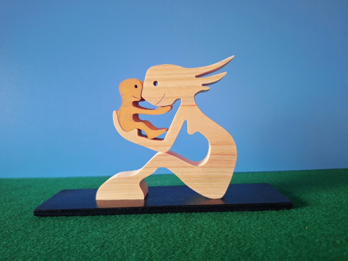 木工アート Woman&Baby拍卖