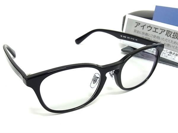 ■新品同様■ Ray-Ban レイバン RB5386D 2000 51□19 度入り メガネ 眼鏡 メンズ レディース ブラック系 AZ4173拍卖