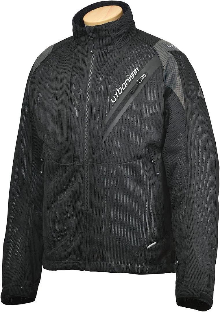 【36%引】(8250)アーバニズム UNJ-107(L)ブラック メッシュジャケット拍卖