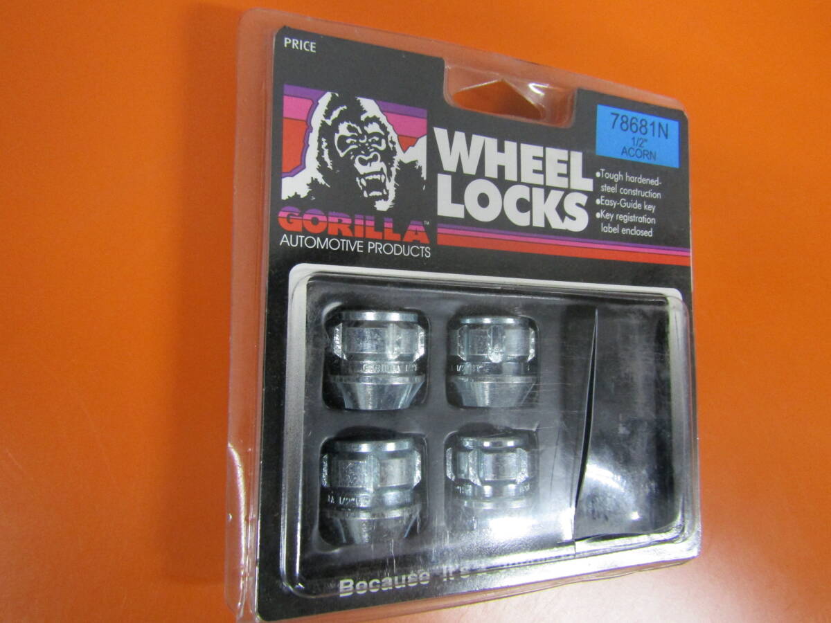 ☆送料無料☆新品未使用☆GORILLA ゴリラ 貫通ロックナット 1/2 60° テーパー 4本セット 78681N TA333拍卖