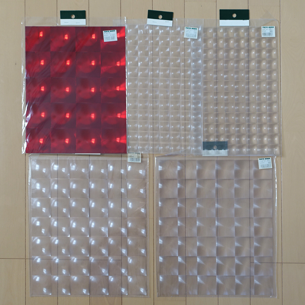 ★未開封品! 東急ハンズ レンズ シート 5種類拍卖