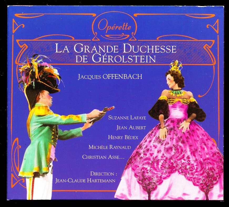 2CD ジャン=クロード・アルトマン/Jean-Claude Hartemann - オッフェンバック:ジェロルスティン女大公殿下 4枚同梱可能 b9B00004XROG拍卖