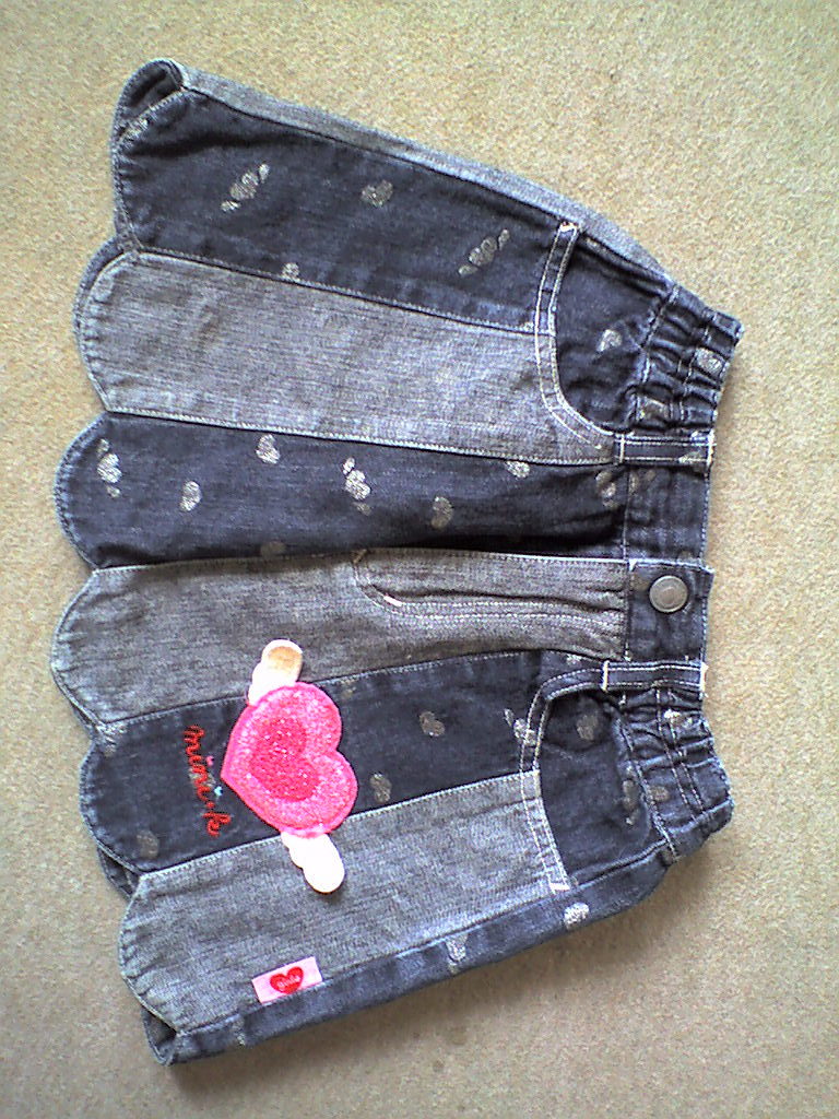 『ミニK デニムスカート 100 USED』拍卖