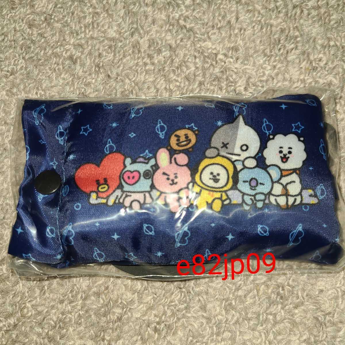 BT21 新品 本物 エコバッグ コンビニ LINE FRIENDS 公式品 CHIMMY COOKY SHOOKY MANG TATA BTS トートバッグ 防弾少年団 バンタン イシビル拍卖