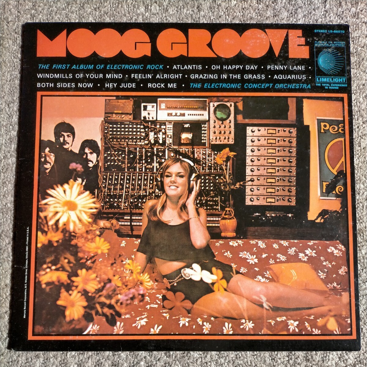 Moog Groove electric concept orchestra LP モンドミュージック サバービア ムーグ グルーヴ 拍卖