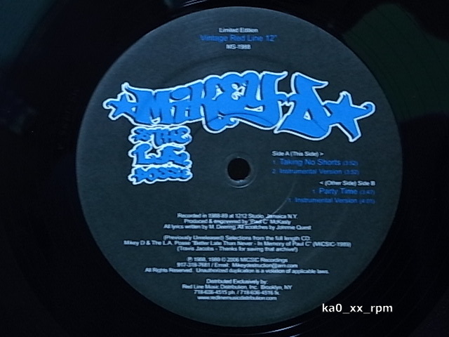 ★☆Mikey D & The LA Posse「Taking No Shorts」☆★5点以上で送料無料!!!拍卖