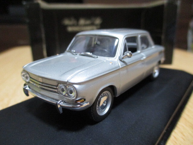 ミニチャンプス 1/43 「 NSU TTサルーン 」 1967y シルバー ・送料 500円 (レターパック発送)拍卖