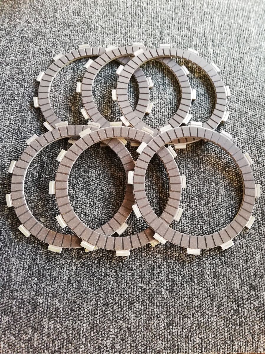 クラッチ盤 6枚 CBX400F/CBX550F/CBR400F 社外品 フリクションプレート クラッチ板拍卖