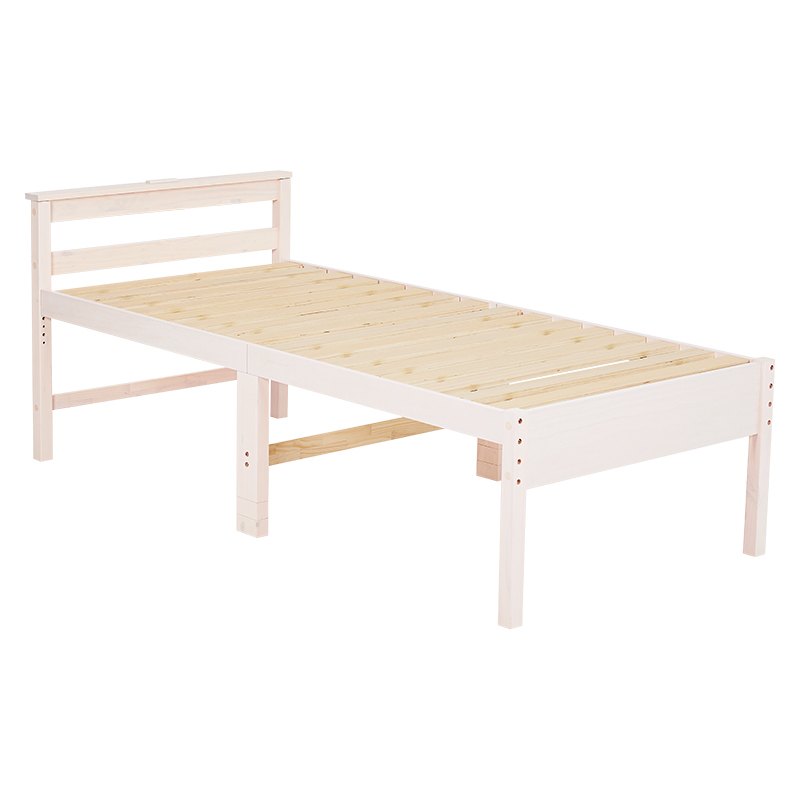 ミドルベッド MB-5208S-WS ホワイトウォッシュ拍卖