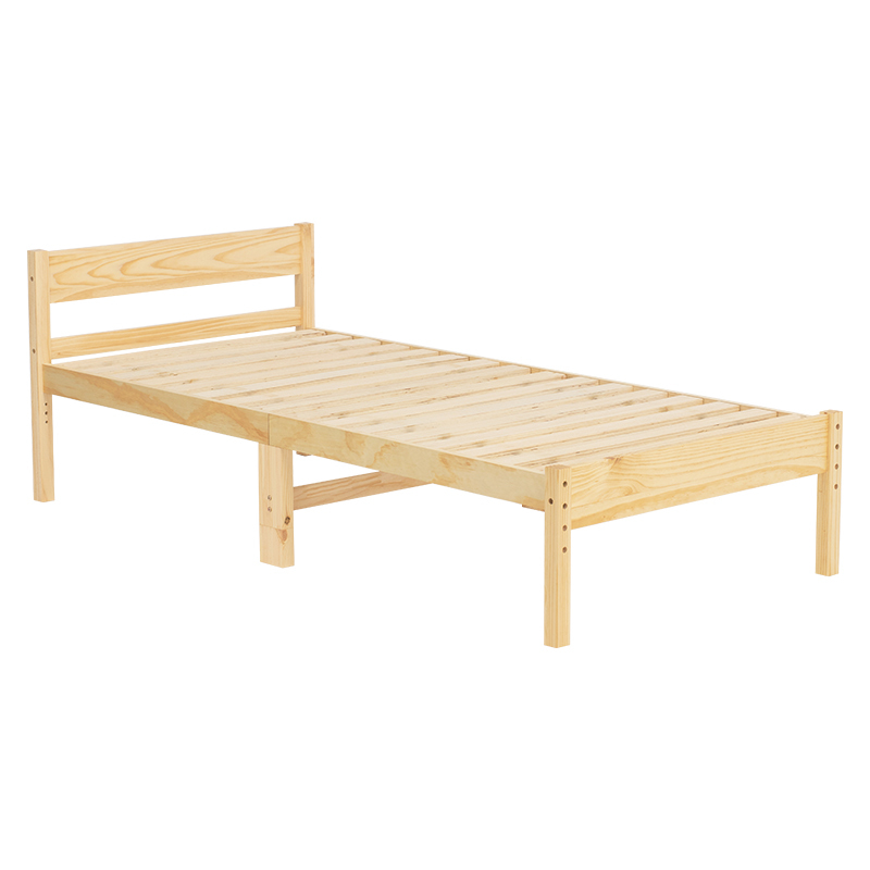 ボンネルコイルマットレス付シングルベッド MB-5107SNA3101 プレーンナチュラル拍卖