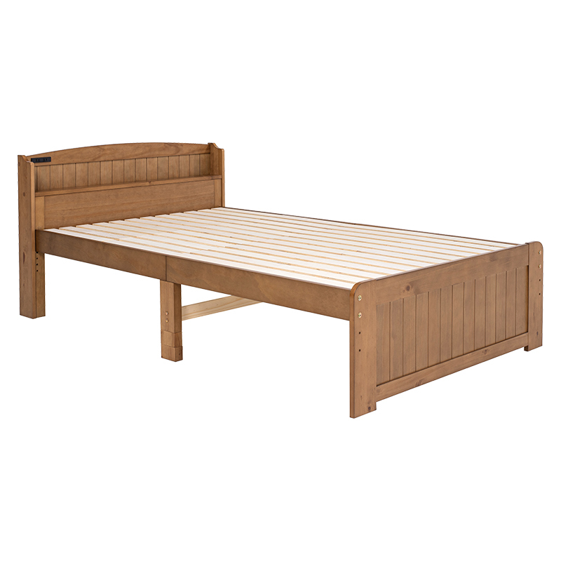 セミダブルベッド MB-5915SDLBR ライトブラウン拍卖