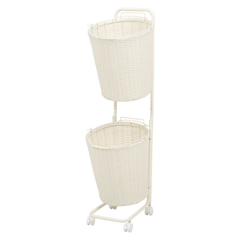 ランドリーラック RAN-2431WH ホワイト拍卖