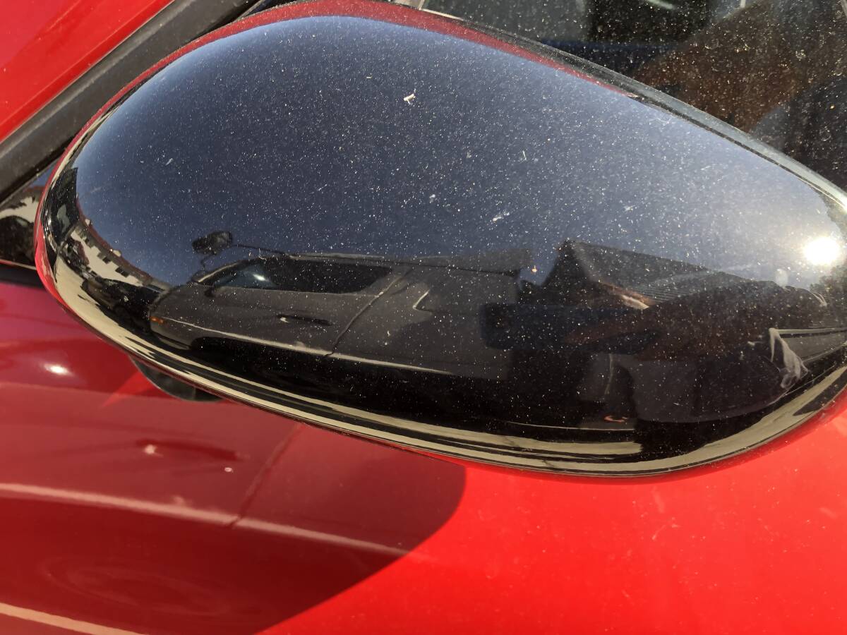 H14  ポルシェ ボクスター GF-98665  左ドアミラー 黒 田1拍卖