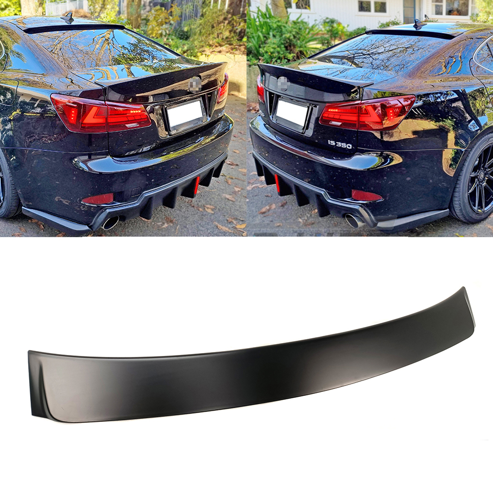 塗装込み 2006-2012 レクサス GSE2 IS250 IS350 IS-F セダン リアルーフスポイラー OE TYPE ABSの材質 各純正色対応拍卖