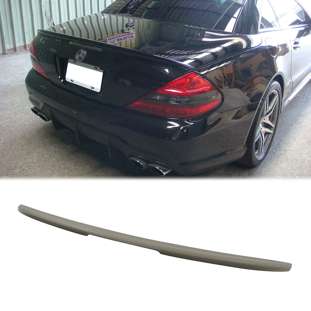 *在庫有即発送* 2003-2011 ベンツ SLクラス R230 エアロ 未塗装の素地 リアスポイラー トランクスポイラー AMG TYPE ABSの材質拍卖