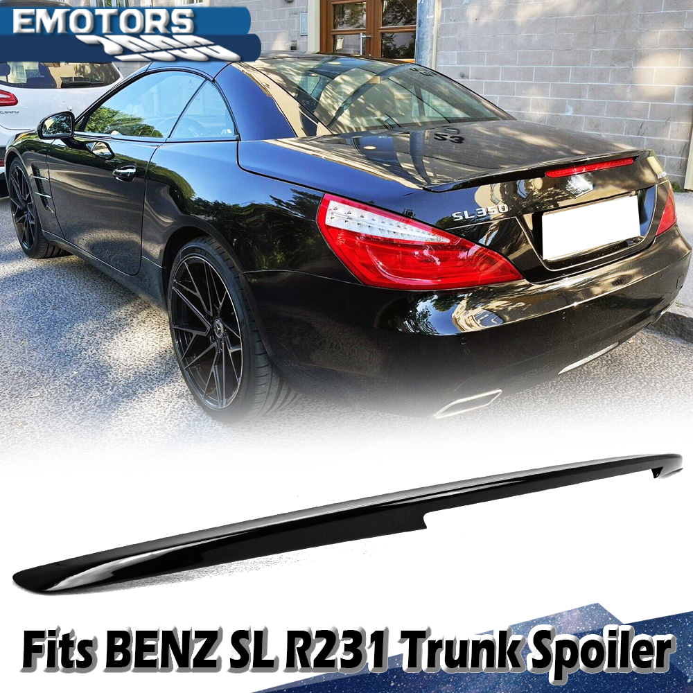 2012-2021 ベンツ SLクラス R231 本物のカーボン D TYPE リアトランクスポイラー エアロ ウイング スポイラー 取付両面テープ付拍卖