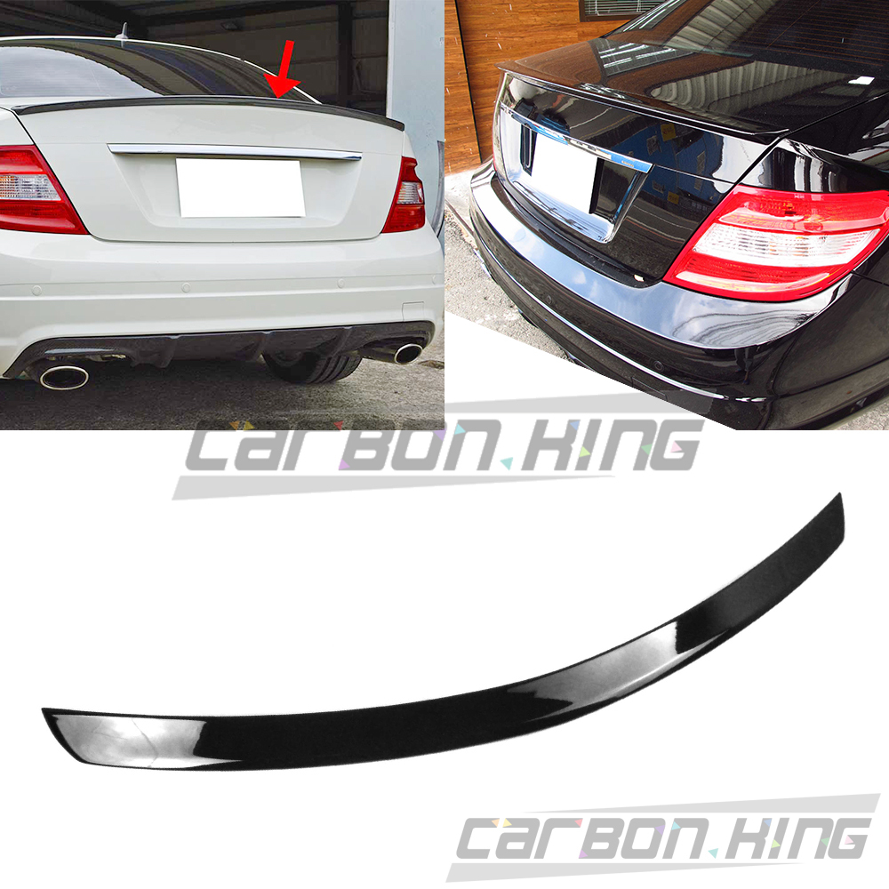 *在庫有即発送* 2008-2014 ベンツ Cクラス BENZ W204 セダン エアロ 未塗装の素地 リアスポイラー トランクスポイラー AMG TYPE ABSの材質拍卖