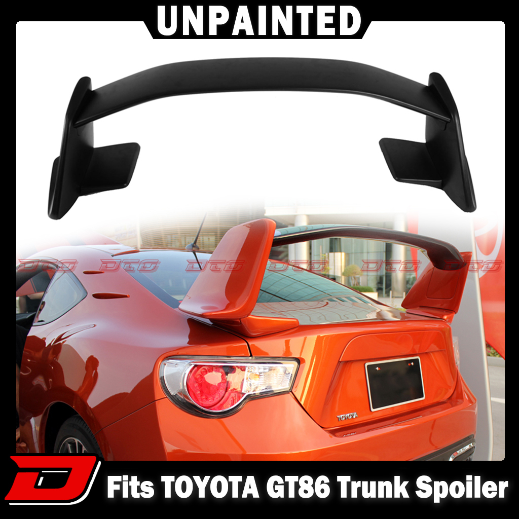 *在庫有即発送* 2012-2020 トヨタ 86 ZN6 FR-S BRZ エアロ 未塗装の素地 リア大型ウイングスポイラー トランクスポイラー N TYPE ABSの材質拍卖
