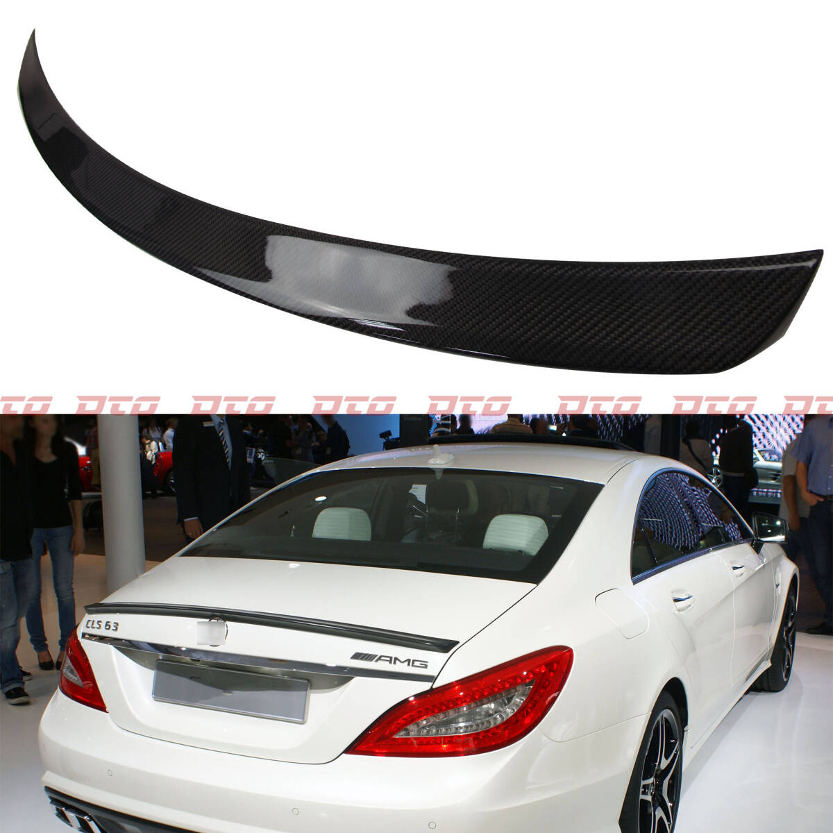 2012-2018 ベンツ CLSクラス C218 W218 4ドアクーペ 本物のカーボン AMG TYPE リアトランクスポイラー エアロ ウイング スポイラー拍卖