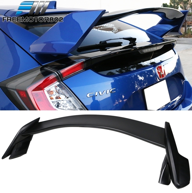 *在庫有即発送* 17-21 ホンダ 10代目 シビック FK型 FK7 FK8 ハッチバック エアロ 未塗装の素地 タイプR ウイング トランクスポイラー拍卖