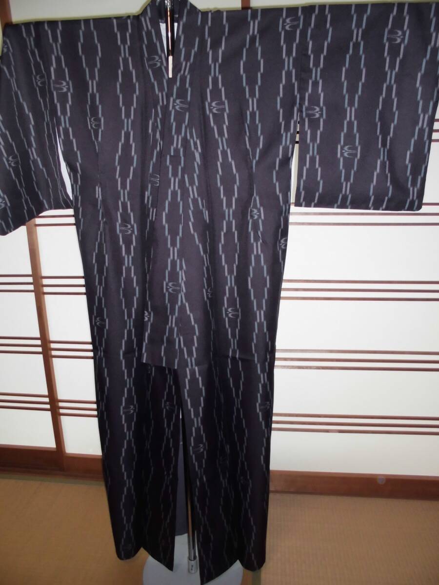 袷着物 小紋(藤色)拍卖