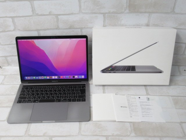 Ω 新DCN1 1830m Apple A2159 MacBook Pro(13-inch,2019,Two Thunderbolt3ports) 1.4GHz クアッドコア i5 /16GB/SSD:512GB 箱付 ※AC無拍卖