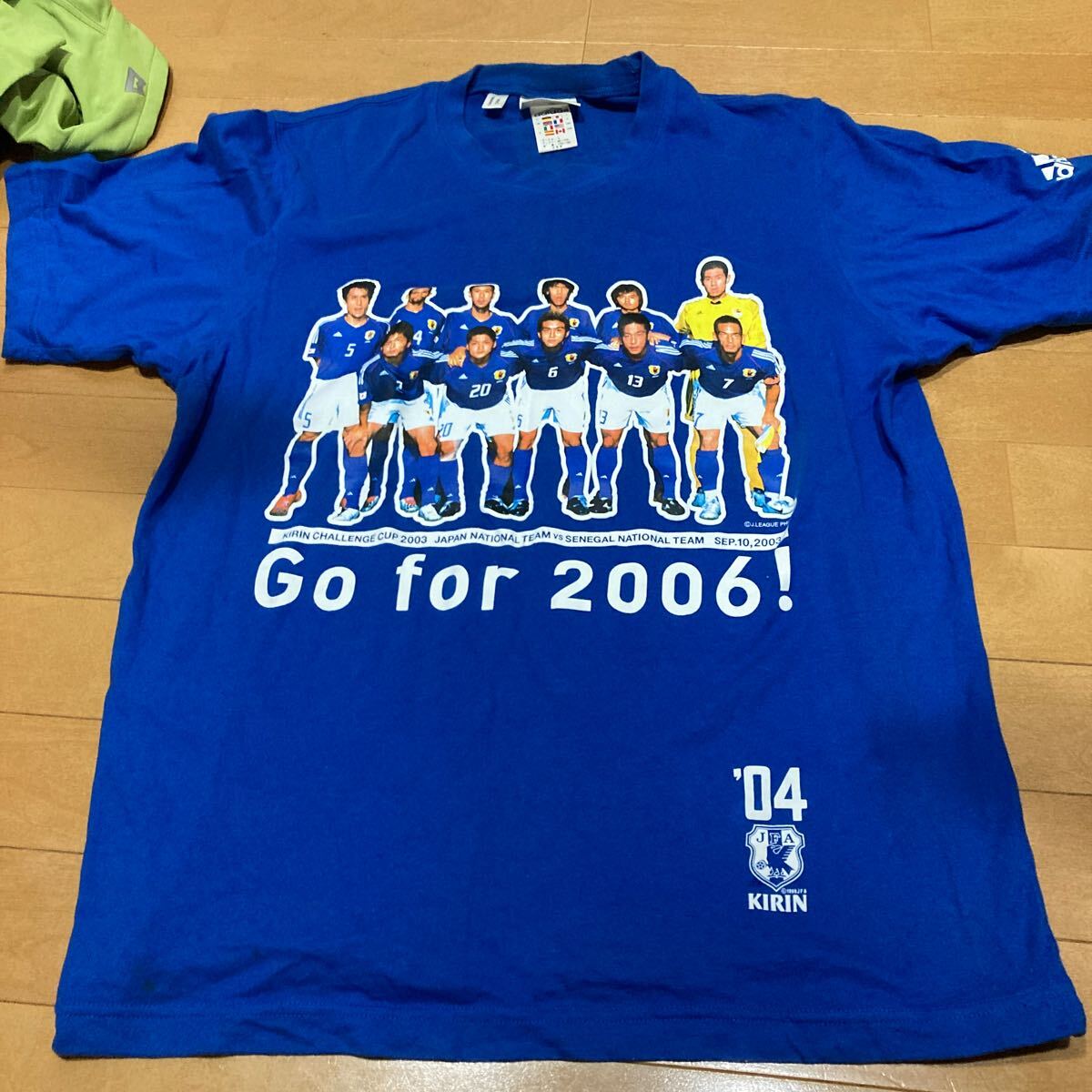 adidas 200 3年 キリンカップ TEE 日本代表拍卖