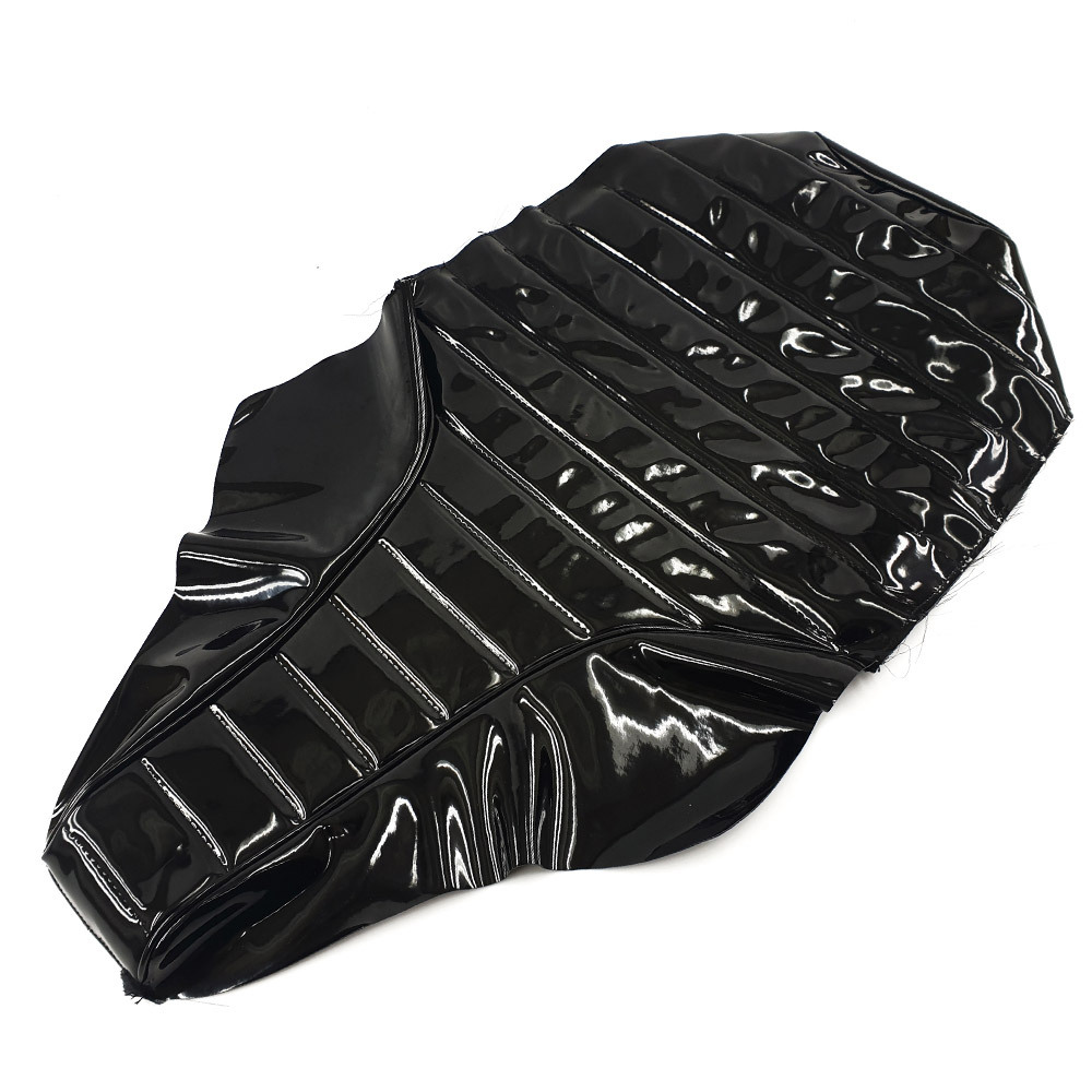 ヤマハ TW200/225張替 タックロール式 黒エナメル シートカバー拍卖