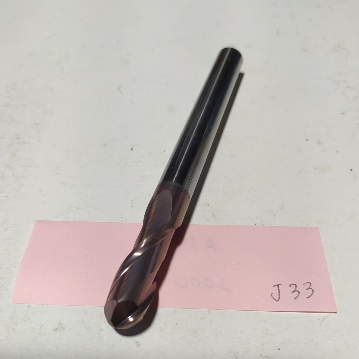 J33 再研再コート品 超硬ボールエンドミル 10 5R コーティングエンドミル R5拍卖