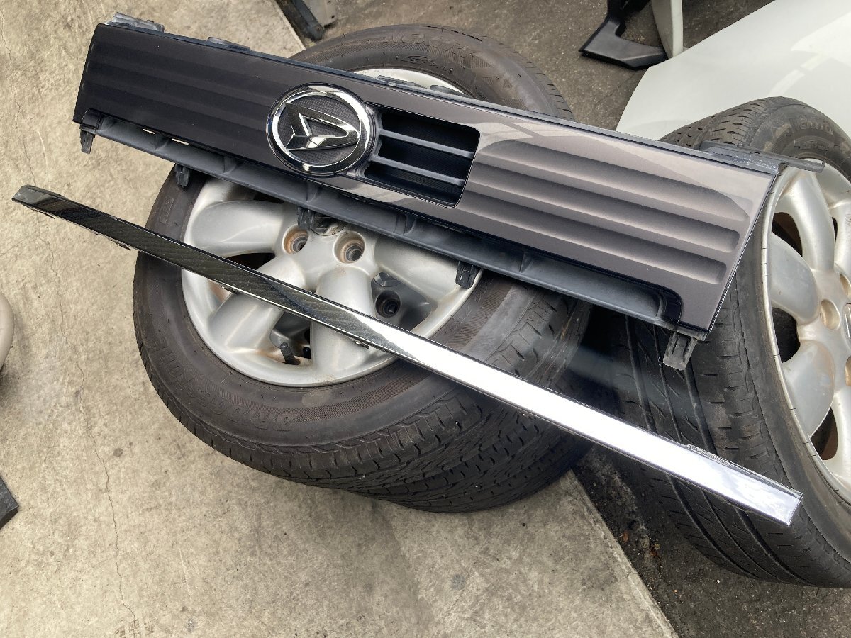 2009年 ダイハツ ムーヴコンテ L575S フロントグリル ラジエーターグリル メッキモール付 7686拍卖