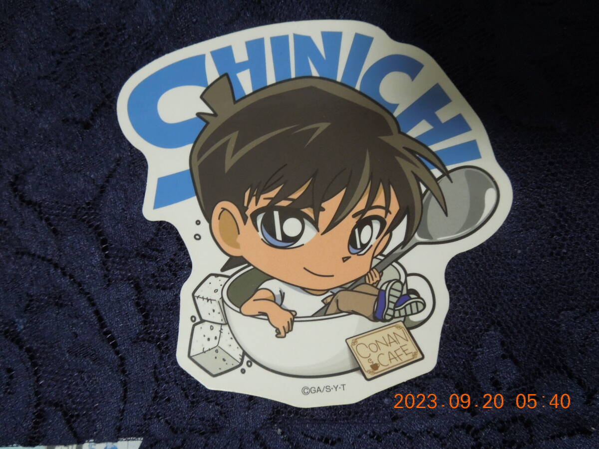 工藤新一 ステッカー / 「名探偵コナンカフェ2017」拍卖