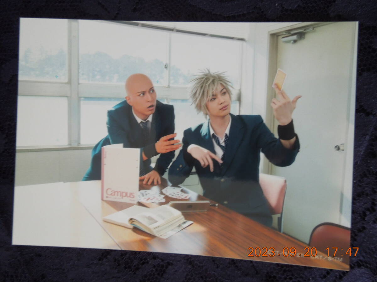 川﨑優作 (ジャッカル桑原)・後藤大 (仁王雅治) ブロマイド / ミュージカル『テニスの王子様』TEAM Party RIKKAI拍卖