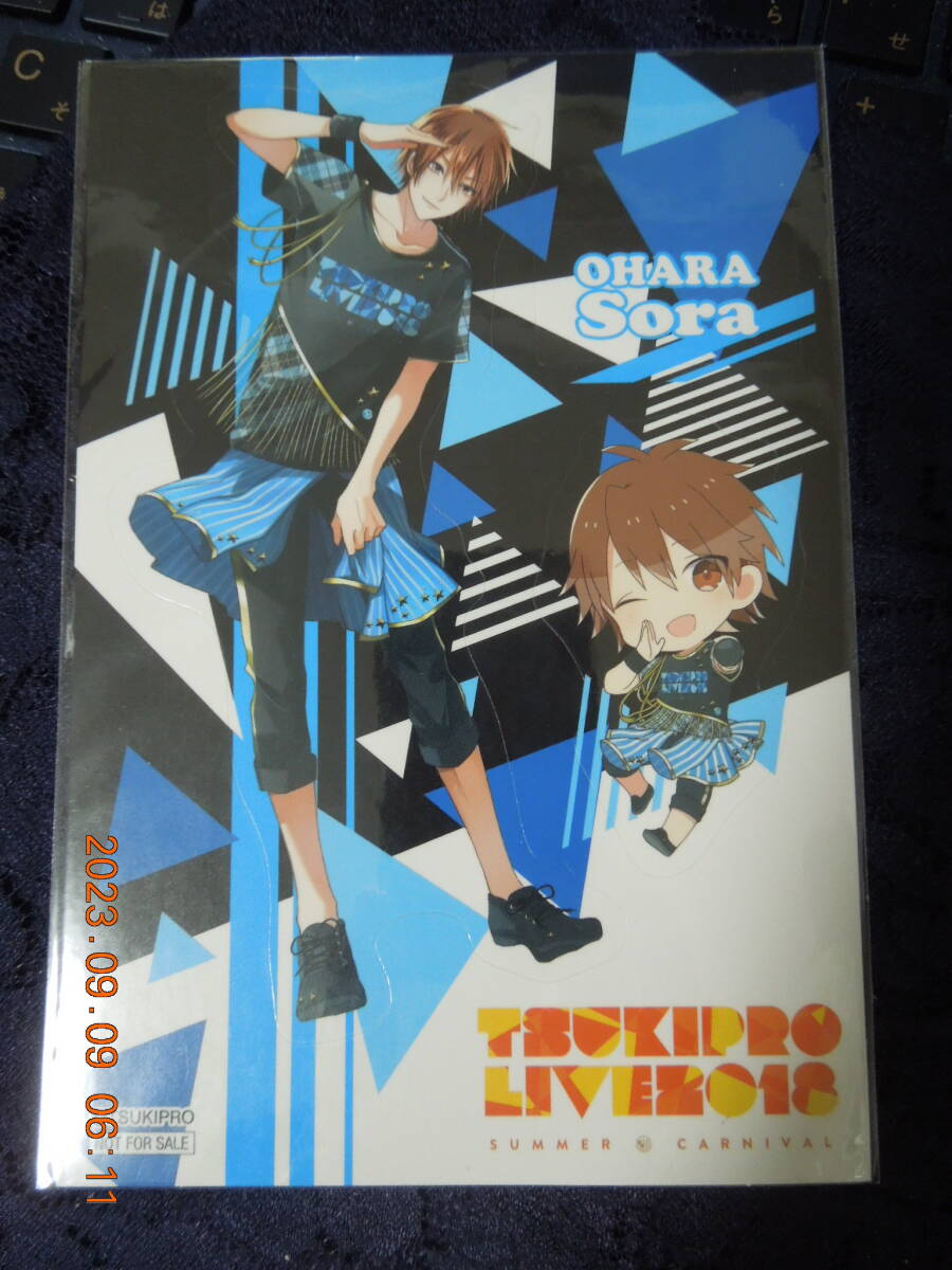 大原空 ステッカー ② / ツキプロ ツキノ芸能プロダクション / TSUKIPRO LIVE 2018 SUMMER CARNIVAL / 未開封 シール拍卖