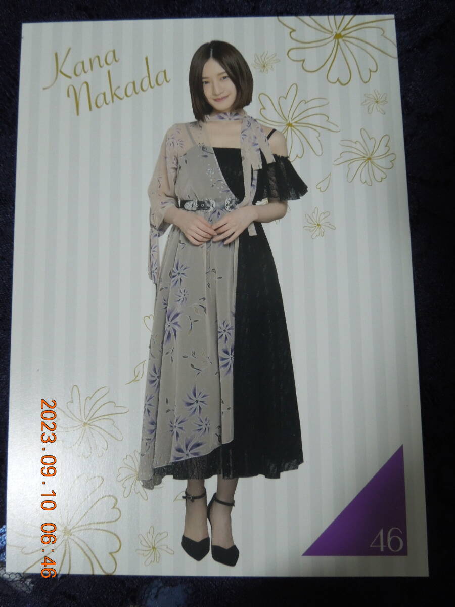 中田花奈 ポストカード /「くじっちゃお 乃木坂46(2020)」 ポストカードセット賞 / フォトカード拍卖