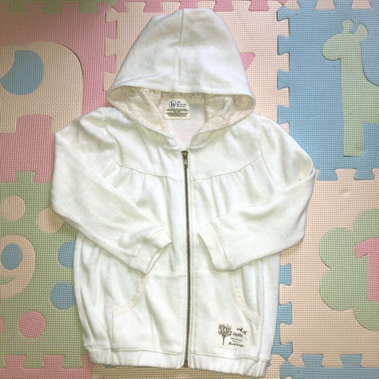 【美品即決】イッカ 女の子用長袖パーカー110cm 羽織りもの拍卖
