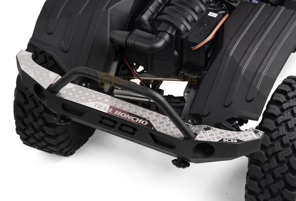 Axial アキシャル SCX6用 GRC製 フロントバンパートリム SCX6 HONCHO 【送料込み】【品番G176AS】【シルバー】拍卖