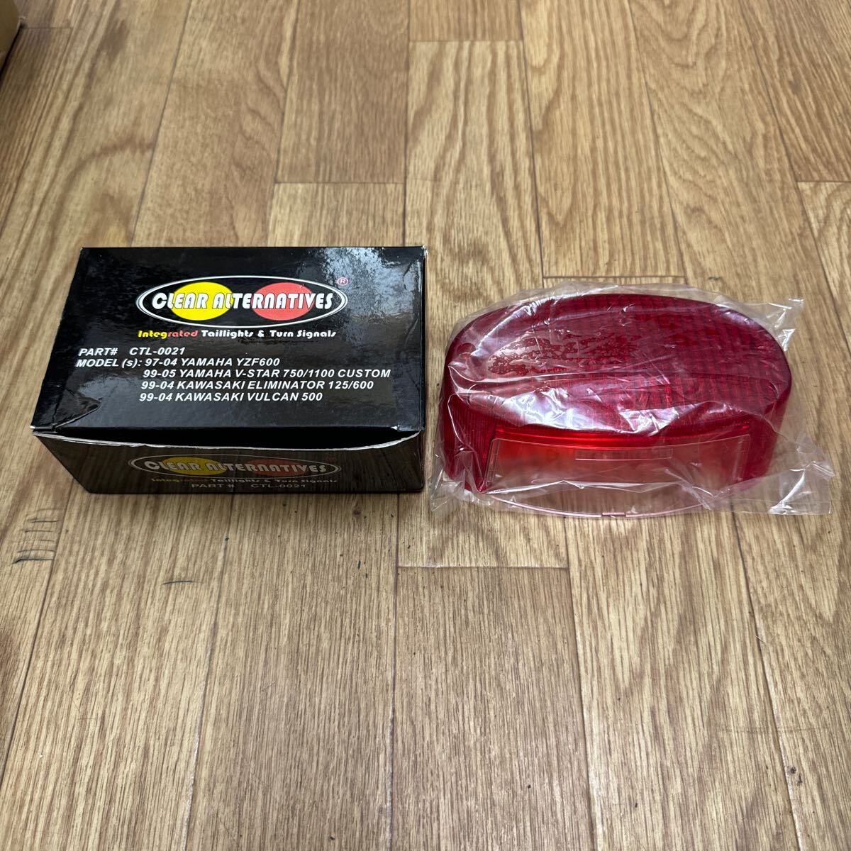 CLEAR ALTERNATIVES テールレンズ テールランプ CTL-0021 YZF600 V-STAR750/1100 CUSTOM ELIMINATOR135/600 VULCAN500拍卖