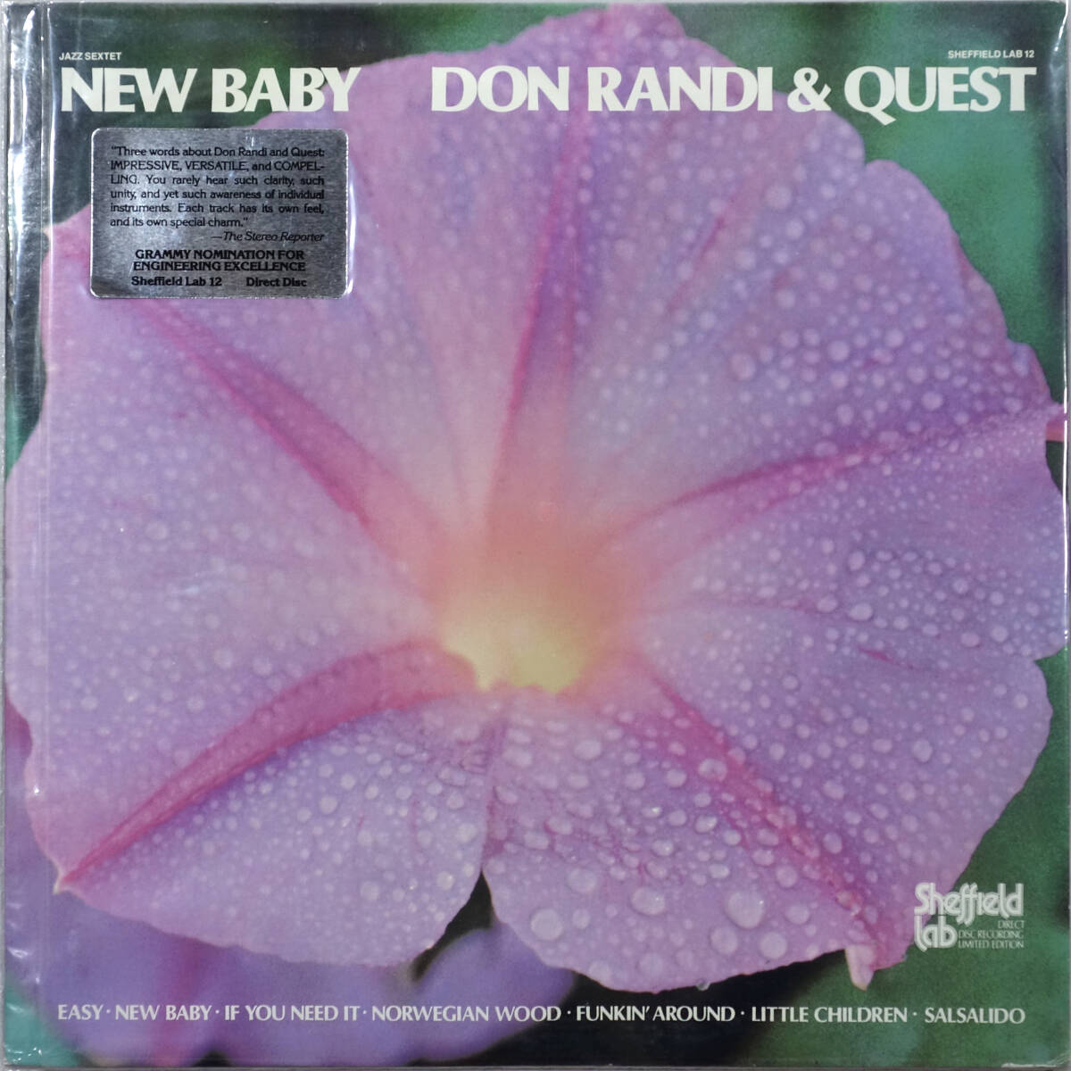 ◆DON RANDI & QUEST/NEW BABY (US LTD. LP/Direct Disc/Sealed) -Lincoln Mayorga, Doug Sax, Sheffield Lab, Audiophile拍卖