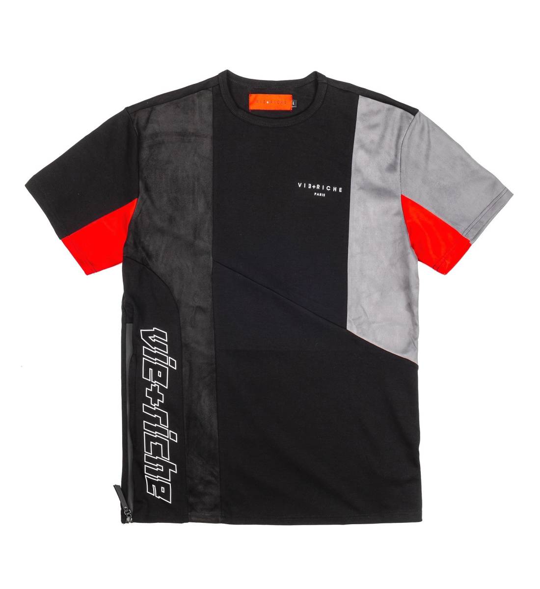 AZ76)VIE RICHE TECH PANEL Tシャツ(03533)/ヴィ リッシュ/S/USサイズ/正規拍卖