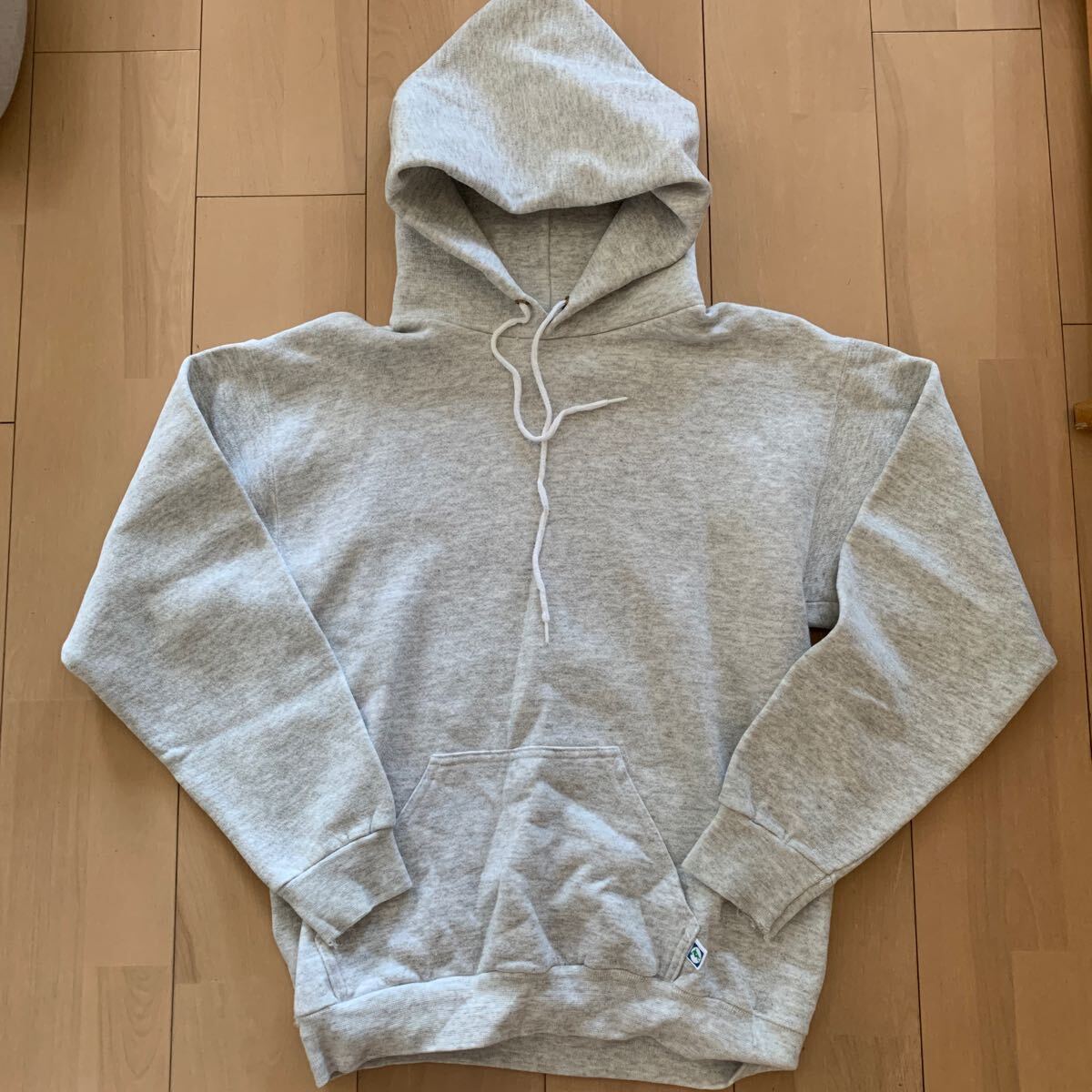 90s【DISCUS ATHLETIC】USA製 スウェットパーカー 薄いグレー S Hoodie プルオーバー TULTEX チャンピオン リバースウィーブ拍卖