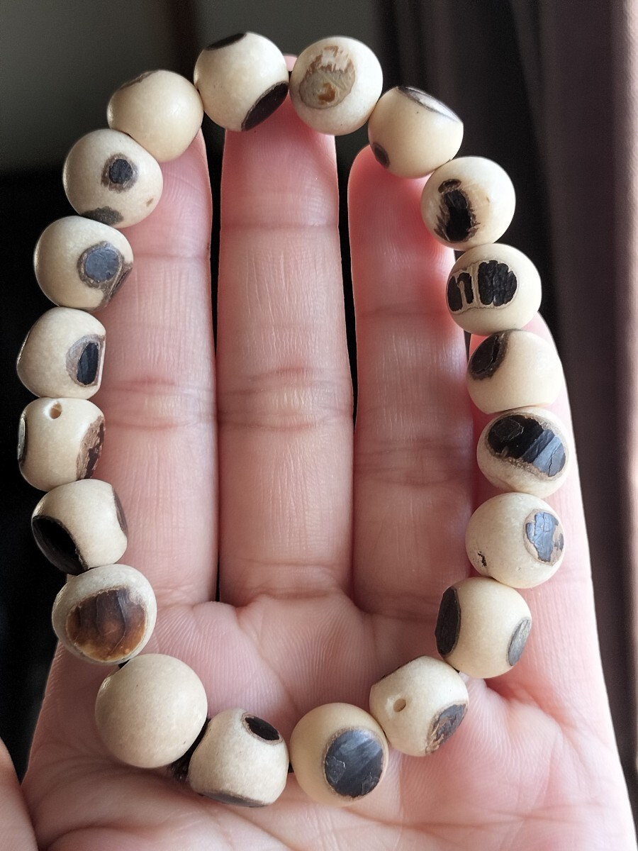 天然菩提 大佛眼菩提 麒麟眼菩提 文玩 念珠 ブレスレット拍卖