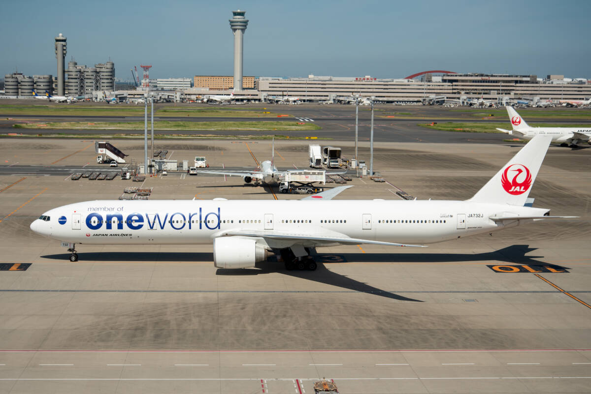 飛行機 デジタル画像 JAL ボーイング777 ワンワールド 4拍卖