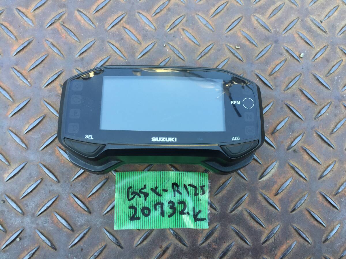 GSX-R125車両より取り外しメーター メーター距離20732キロ拍卖