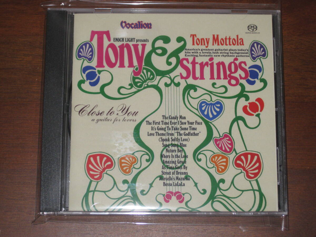 ☆ TONY MOTTOLA トニー・モットーラ/ TONY AND STRINGS & CLOSE TO YOU (CDLK 4647) 2023年発売 Vocalion社 Hybrid SACD 輸入盤拍卖