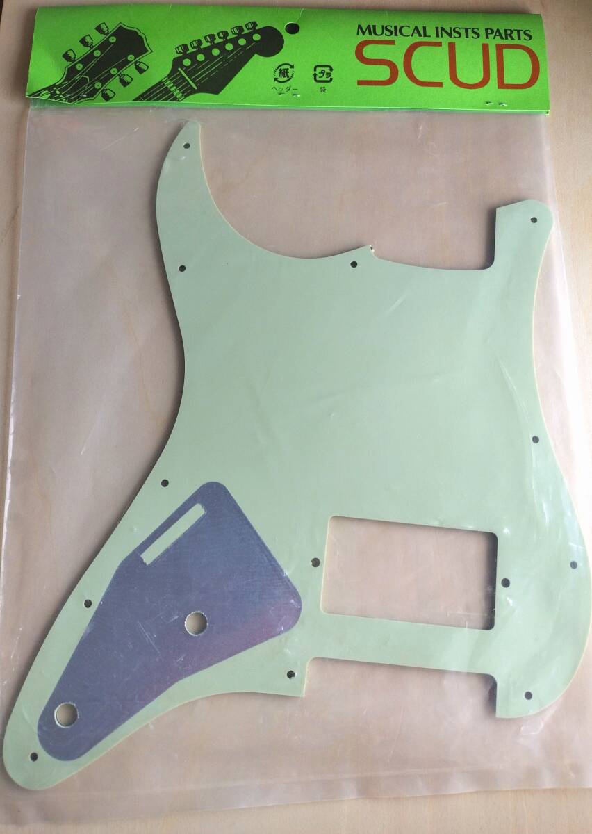 SCUD ストラトタイプピックガード 1H SC-G3P-4 ミントグリーン拍卖