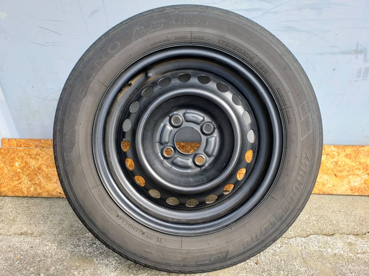 【即決!!】【ホンダ純正!!】GDフィット 14インチ 鉄ホイール【タイヤは要交換】【実験や工作にも!!】1本 No.3拍卖