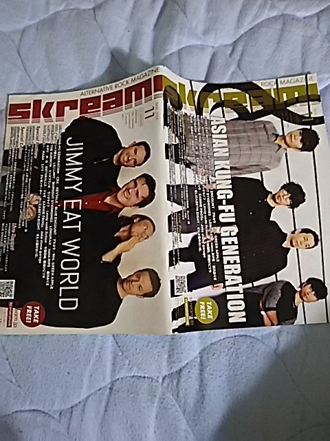 skream 2016年 11月 冊子 ASIAN KUNG-FU GENERATION KEYTALK BLUE ENCOUNT Mrs.GREEN APPLE ヤバイTシャツ屋さん ねごと /拍卖