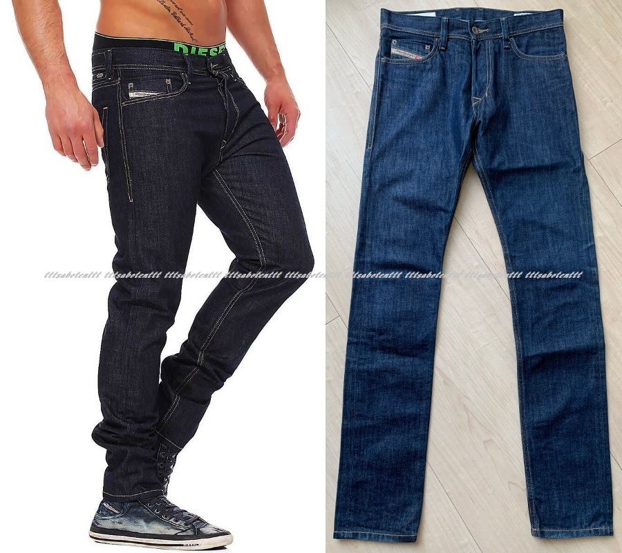 完売 DIESEL TURBO DENIM “TEPPHAR” 008Y9 SLIM-CARROT デニム パンツ 27 ディーゼル拍卖