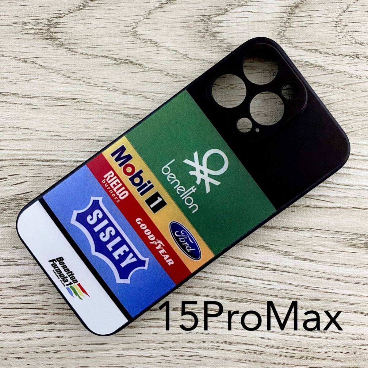 ベネトン フォード iPhone 15 Pro Max ケース F1 B188 ナニーニ ブーツェン ジョニー・ハーバート スマホ拍卖