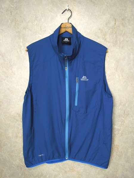 Mountain Equipment Equilibrium Vest◆メンズLサイズ/青/ブルー/トレラン/ランニング/アウトドア/軽量/薄手/ベスト/421351拍卖